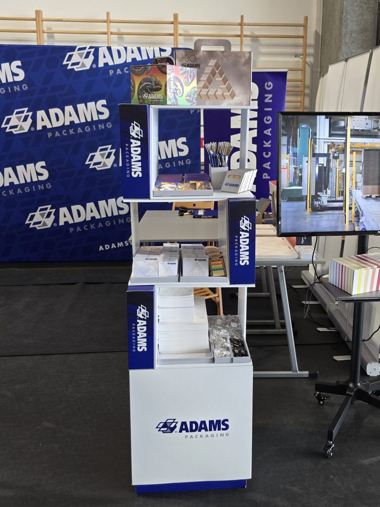 Stand reklamowy ADAMS Packaging na Targach Pracy